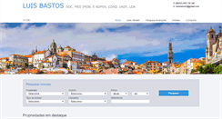 Desktop Screenshot of luisbastos-imobiliaria.com